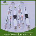 Lanyard de tecido de impressão de design personalizado / cool lanyard acessórios